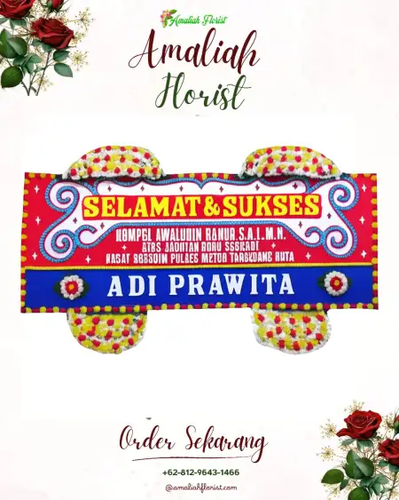 Papan Bunga Ucapan Selamat Surorejan